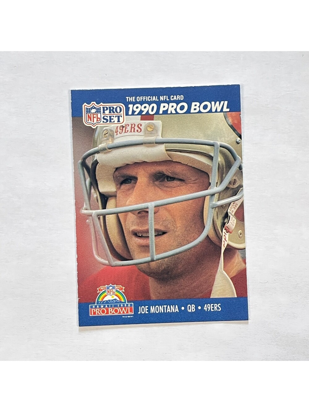 1990 Pro Set Pro Bowl #408 Joe Montana San Francisco 49ers Card